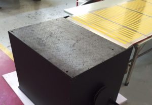 Caisson et tapis protection de fosse
